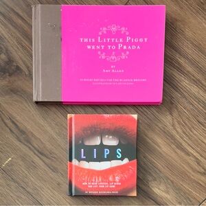 Fashion beauty book bundle home decor design mini books